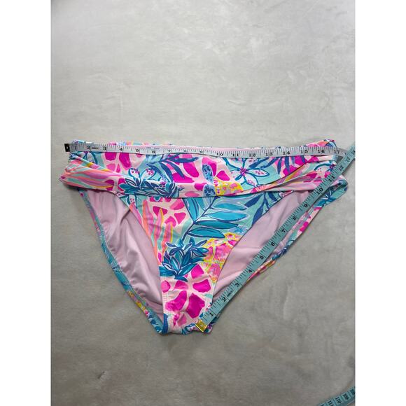 Lilly Pulitzer Lagoon Sarong Hipster Swim Bottom Rainforest Retreat 14 / XL - Picture 6 of 7